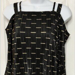 Amana Ladies Medium Cold Shoulder long sleeve Multicolor Textured Ladies Top